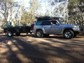 On the dirt in the Grampians