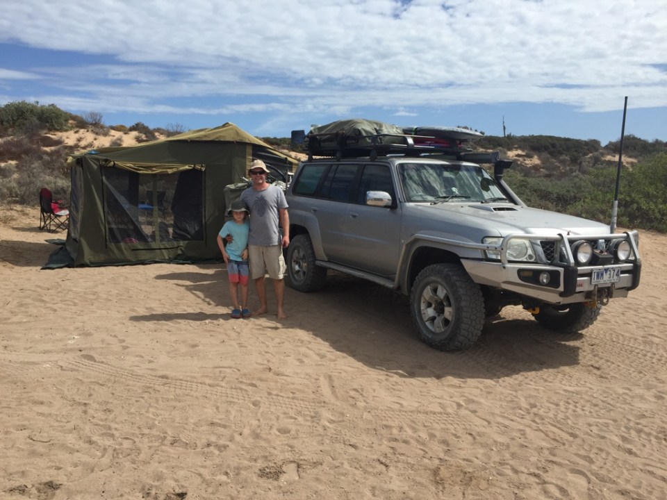 Our camp at Catcus Beach