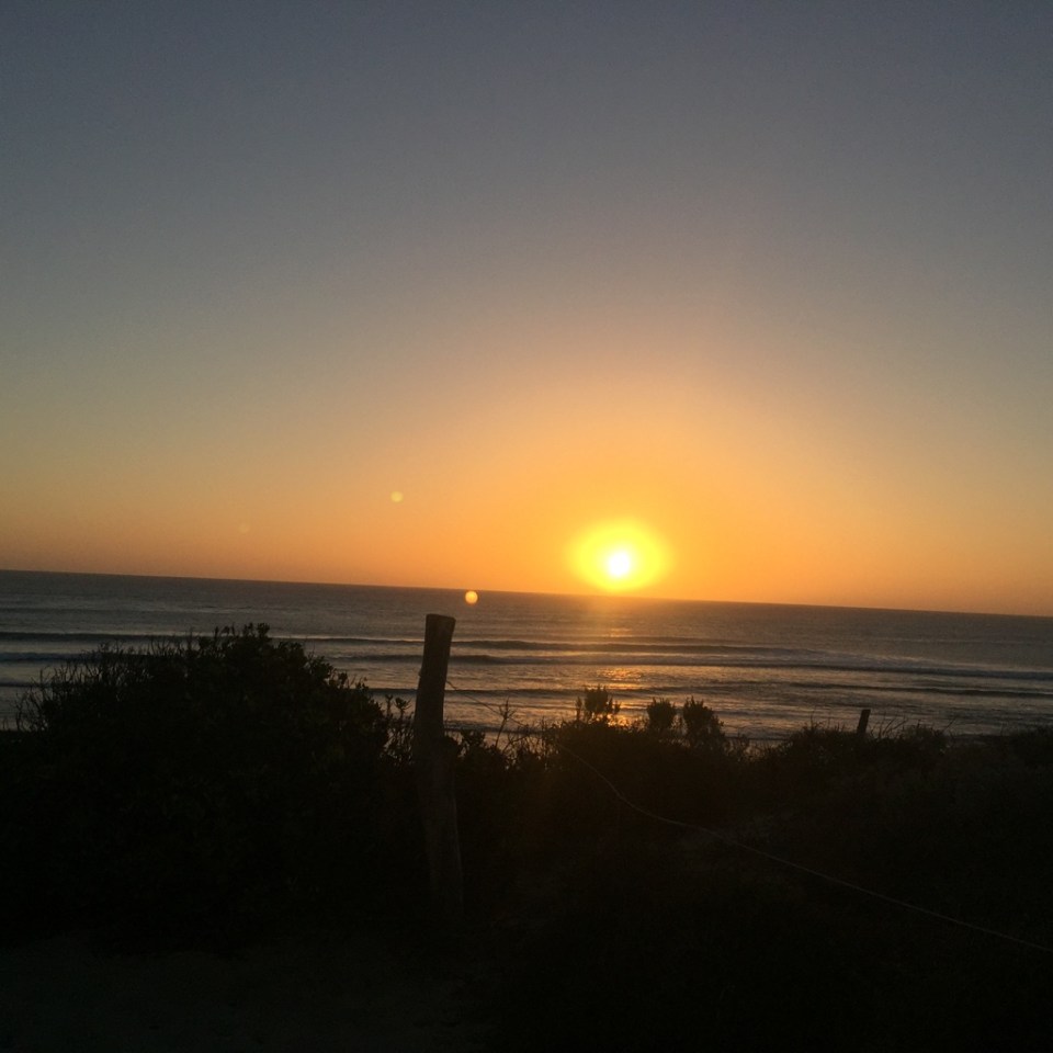 Sunset over Cactus Beach