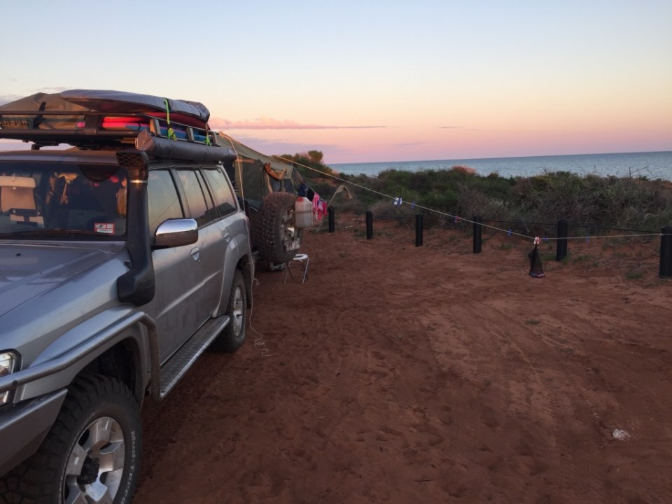 Camp at Gregories South with water views.