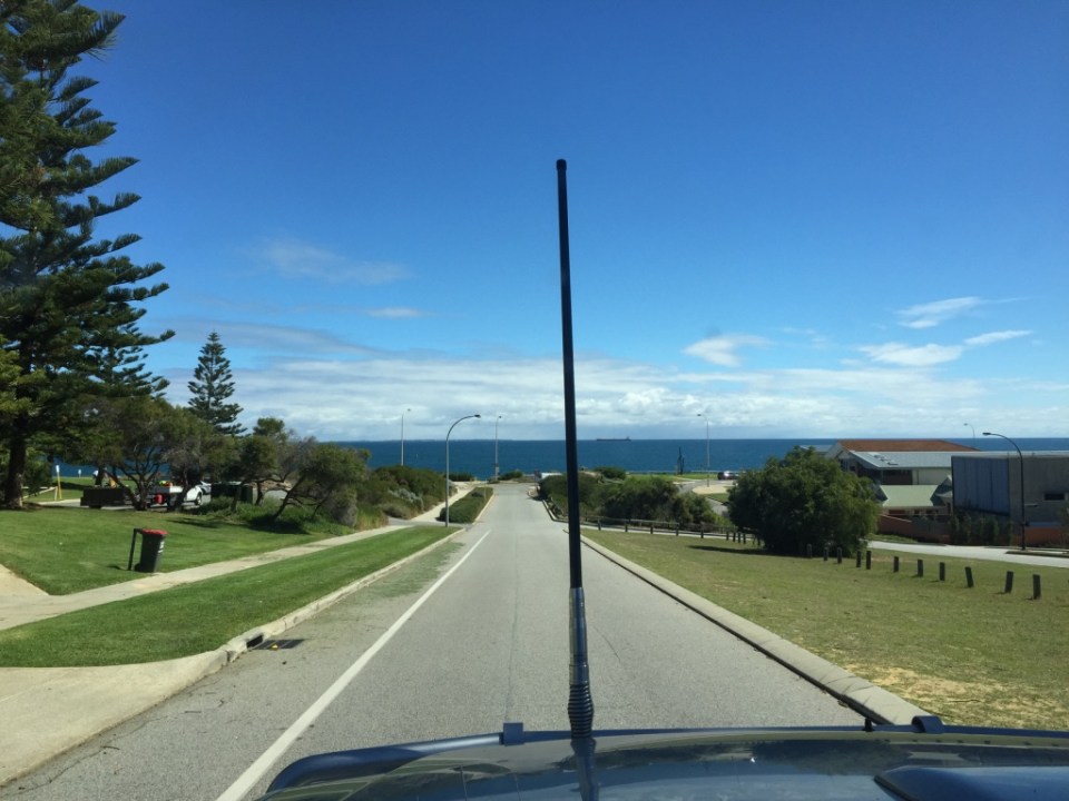 Leaving lovely Cottesloe