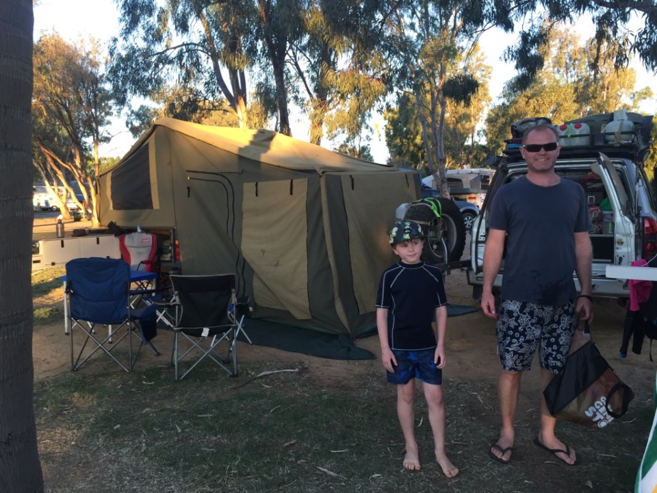 camp in Kalbarri