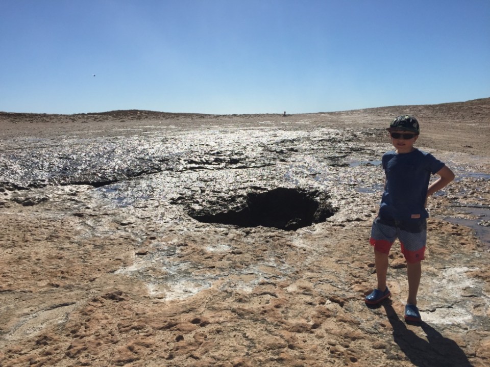 Aaron waiting and watching