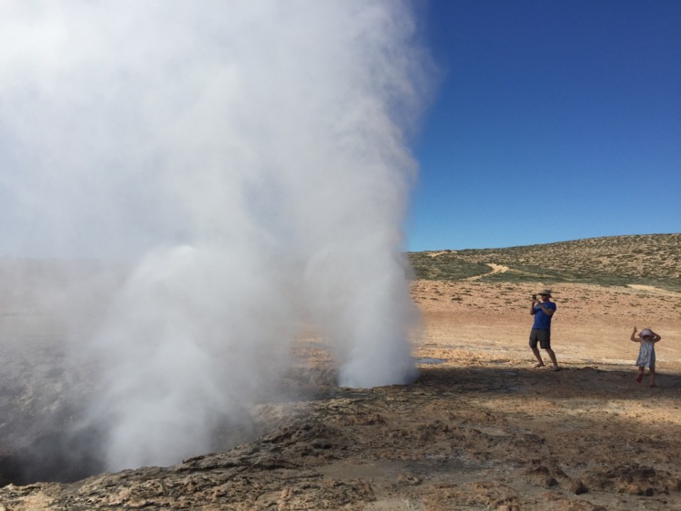 Big blow from ocean swell