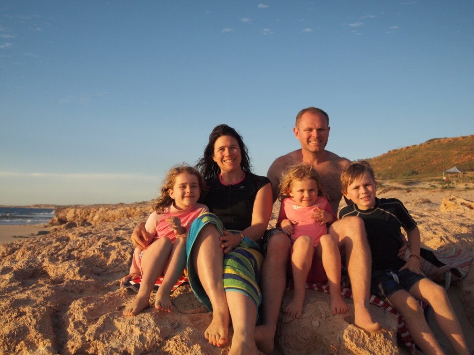 Family photo lots of happy memories from here