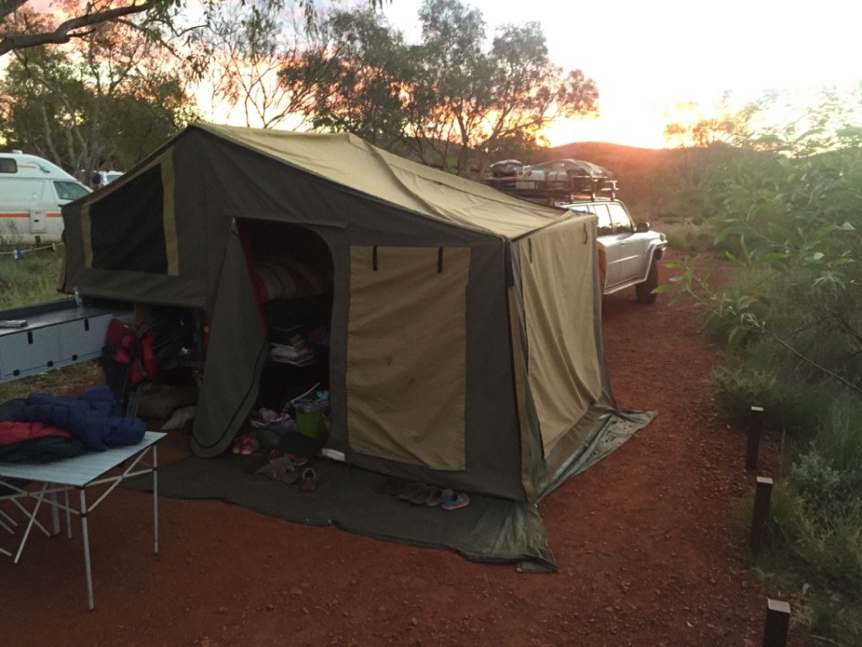 Camp at Karijini