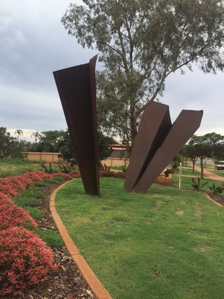 Big Paper Planes (made of steel) in Port Headland