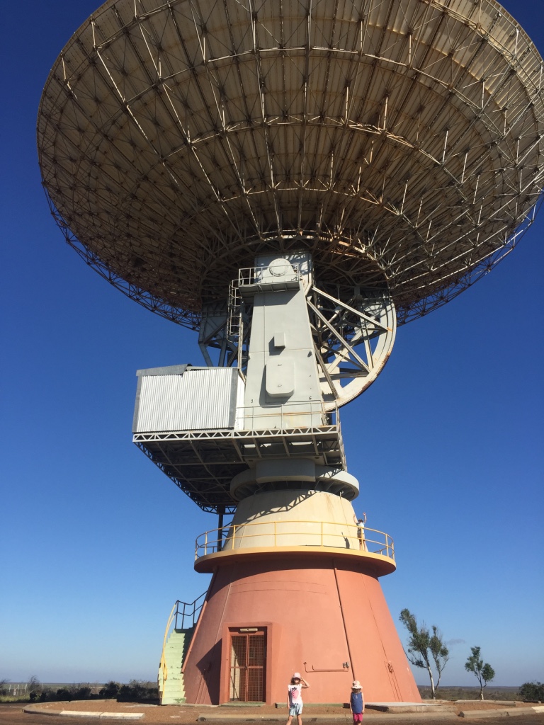 The Dish use to talk to the men on the moon 