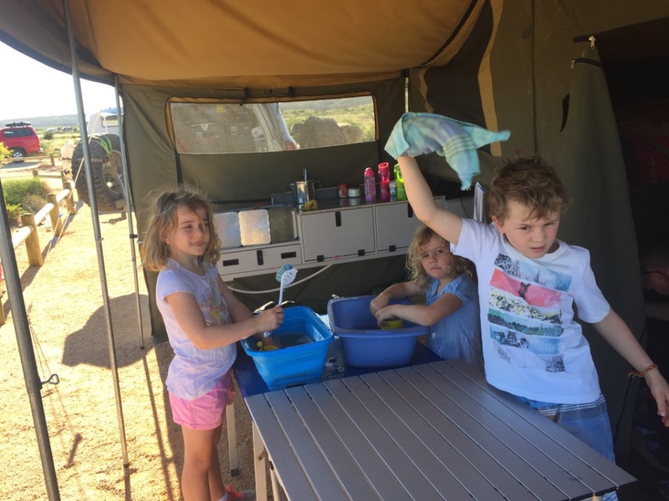 Dishwasher on the road!