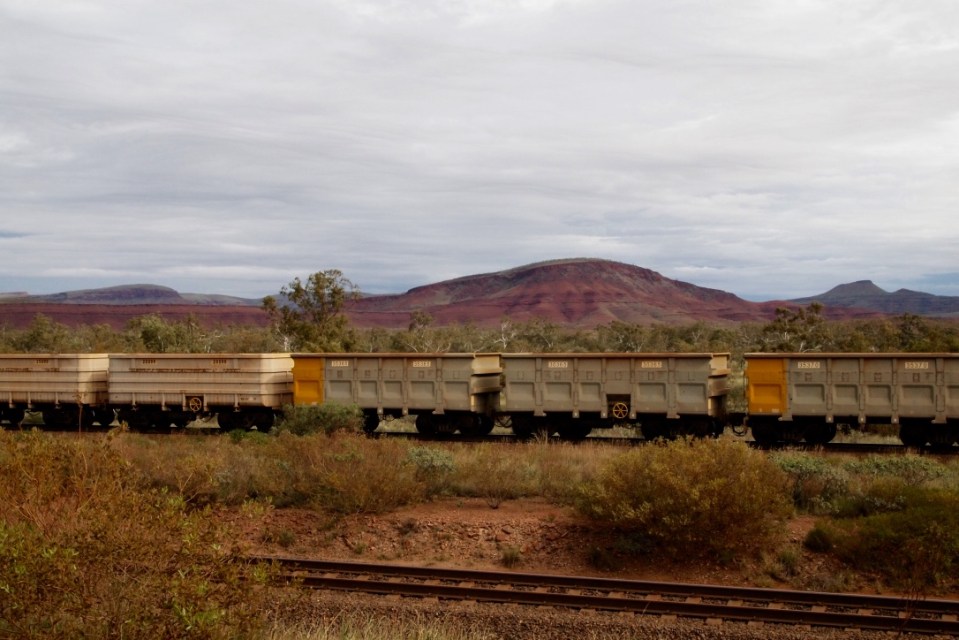Trains in the Pilbarra