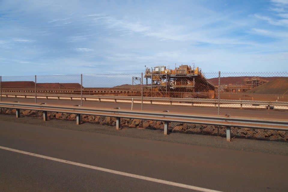 Huge mining infrastructure