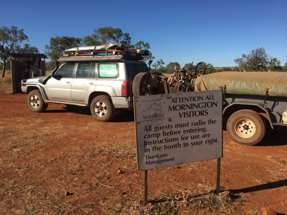The gate into Mornington