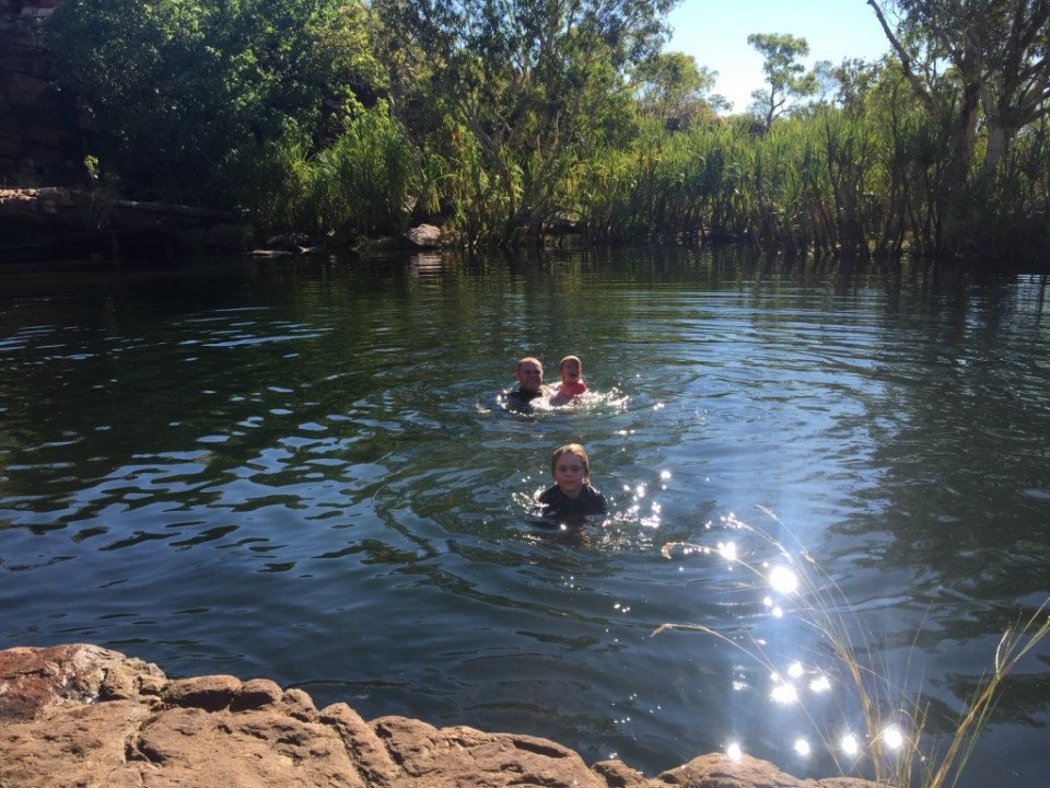 Swimming at Rock Pool