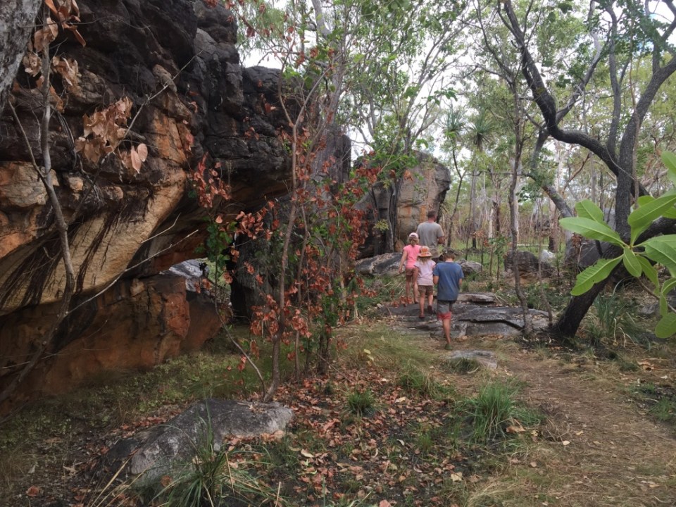 Walking around Munurru Rocks