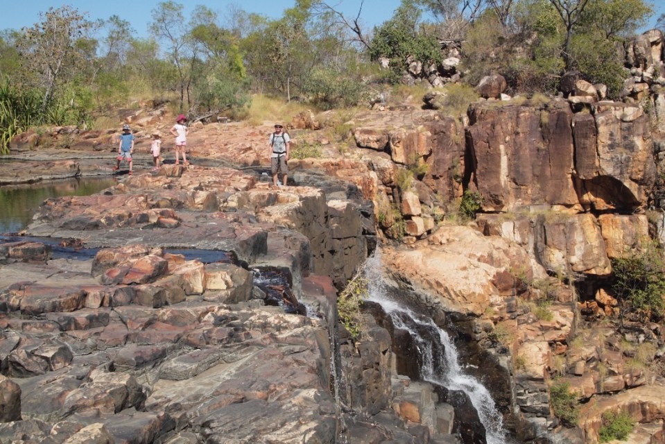 The top of big Merten Falls