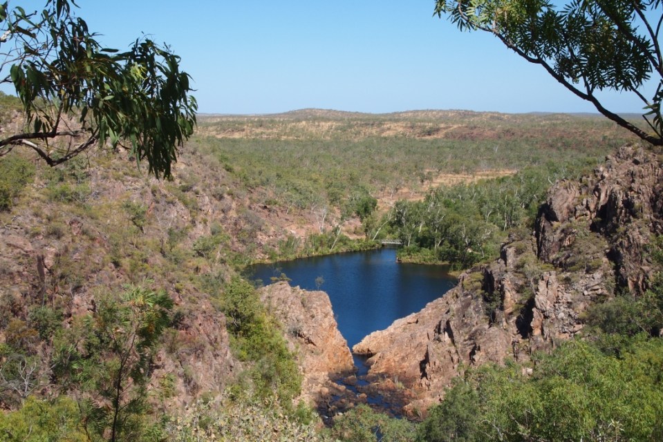 View at the top of Edith