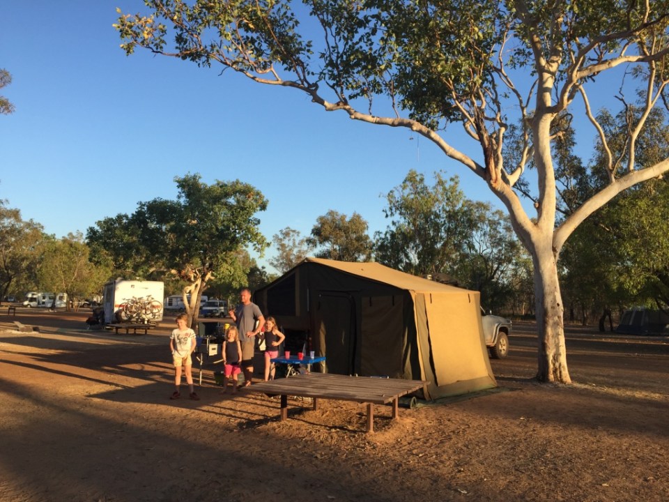 Camp at Douglas Daly