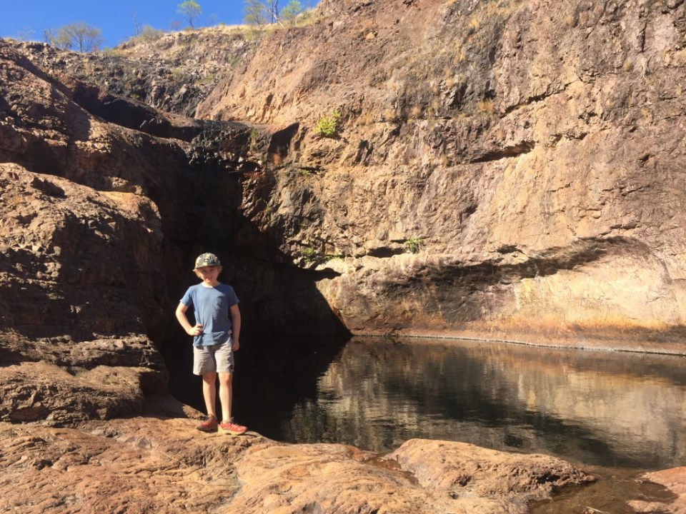 Aaron at Surprise Creek