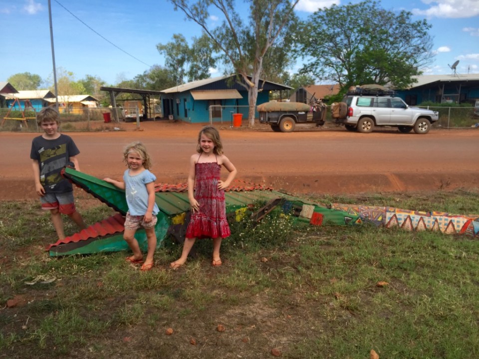 A croc at the arts centre